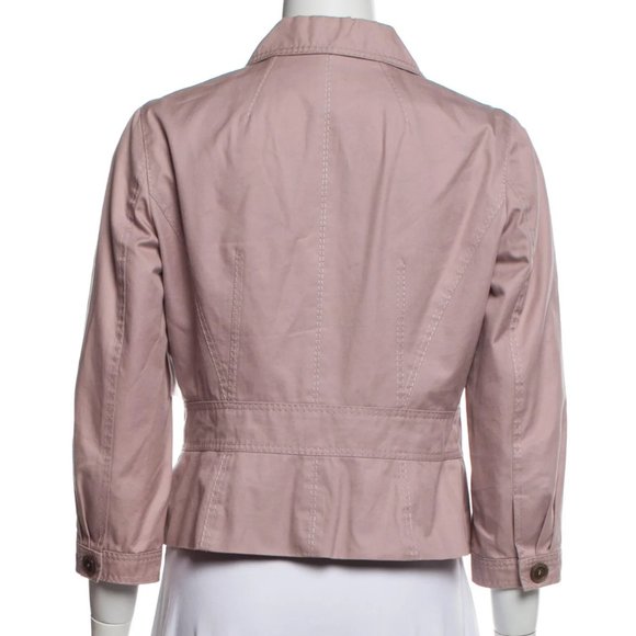 LOUIS VUITTON Mauve Casual Cotton Jacket Sz 42 - Picture 4 of 9